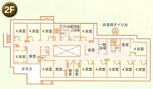 広々とした居室図面
