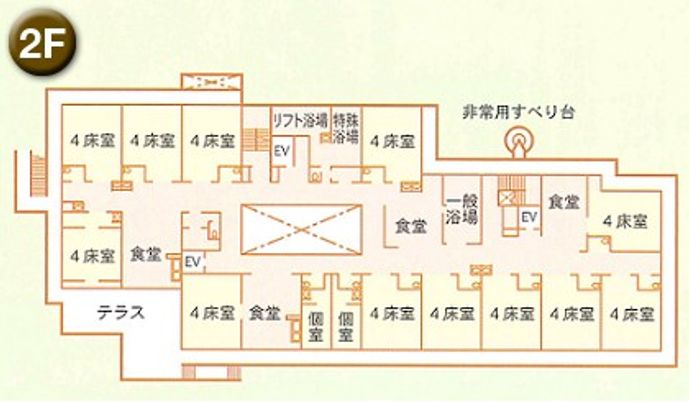 広々とした居室図面