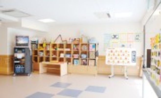 自然光の中の共有スペース