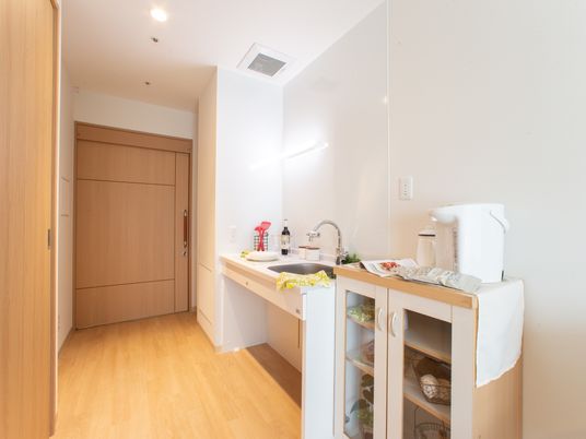 キッチンカウンターと収納