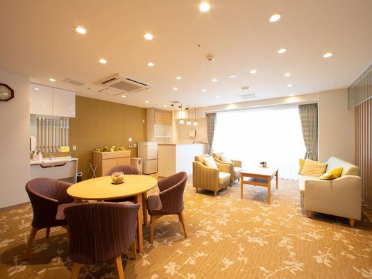 共用スペースの快適な居室