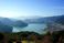 山と湖の風景