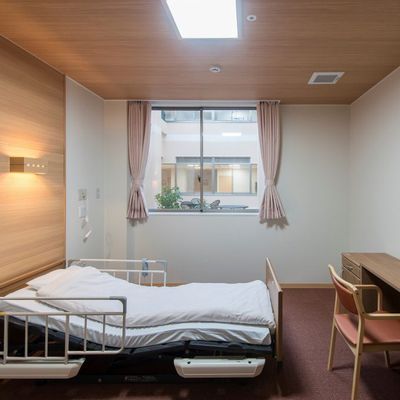 明るい室内の居室