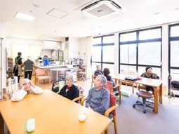 明るい共有スペース