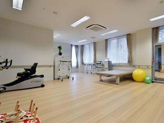 リハビリ用具が揃う空間
