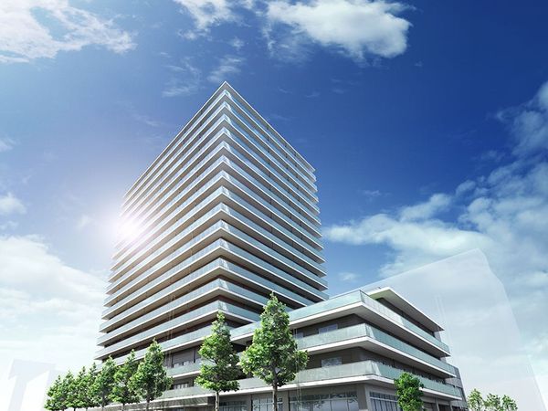 現代的な建物の外観