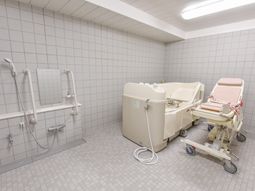 清潔感ある洗浄浴室