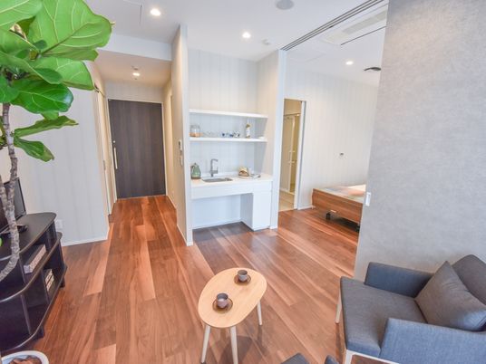 清潔感のある広々とした居室