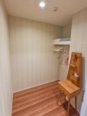 清潔感ある居室の一角