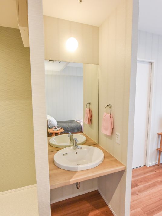 清潔感ある洗面台