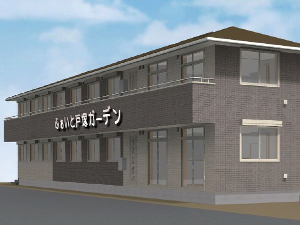 新しい施設の外観図