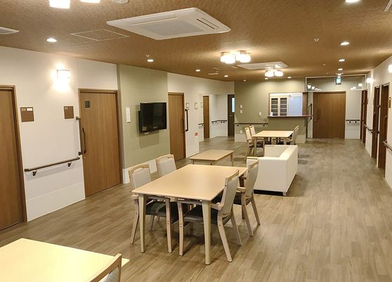 共有スペースの室内風景