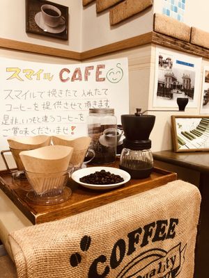温かみのあるカフェ空間