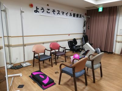 機能訓練室の椅子