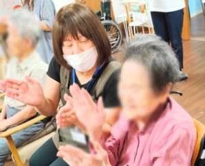 笑顔の交流の場
