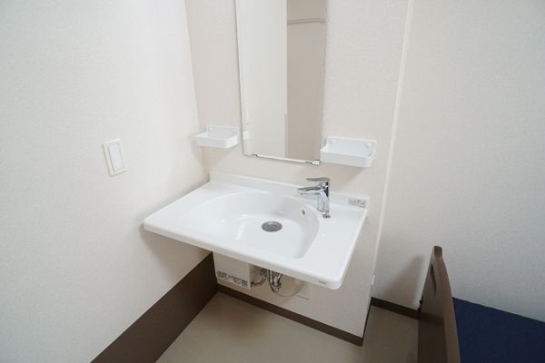 清潔な洗面台