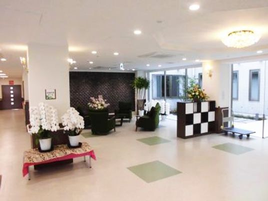 開放感ある共有スペース