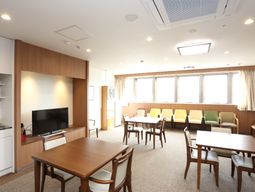 明るい共有スペース