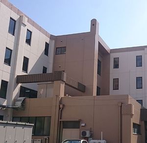 穏やかな外観の建物