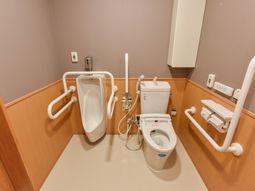 バリアフリーのトイレ設備