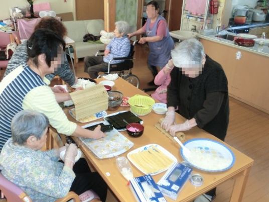 施設の日常風景
