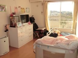 居室の明るい一角