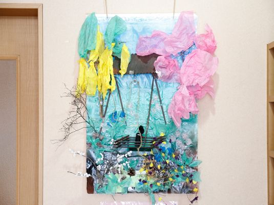 手作り壁掛けアート作品