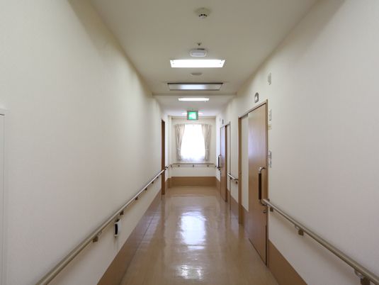 明るい廊下