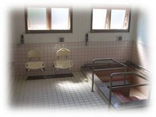 窓辺の浴室