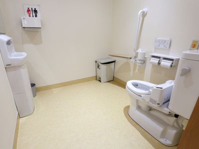 清潔なトイレ設備