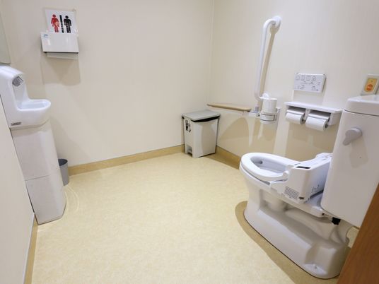 清潔なトイレ設備