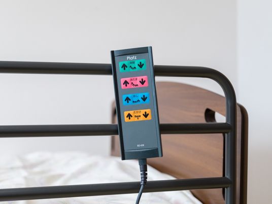 電動ベッドの操作パネル