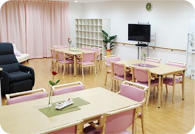 明るい交流スペース