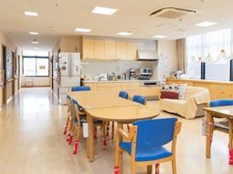 明るい共有スペース