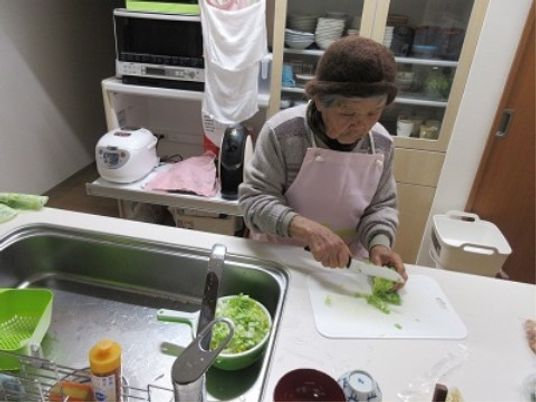 日常の支援が行われるキッチン