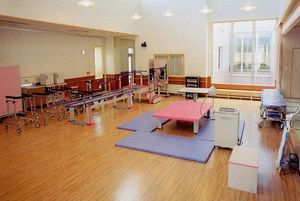 運動療法の機能訓練室