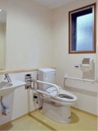 清潔なトイレ設備