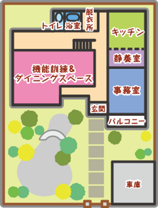明るい多目的ルーム