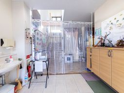 エントランスのハンドメイドデコレーション