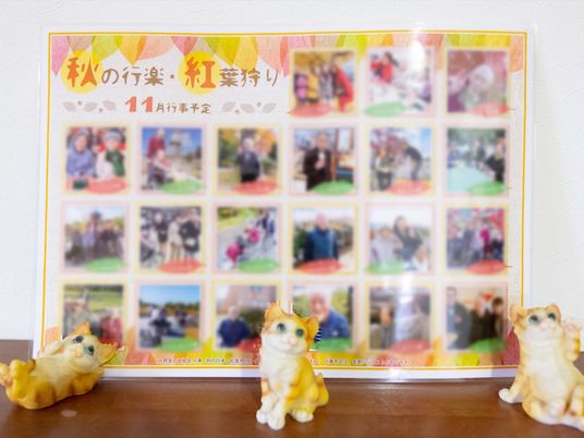掲示物のコラージュ