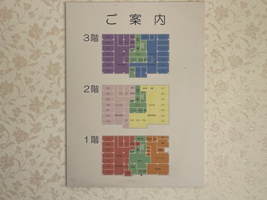 フロアマップ掲示物  
