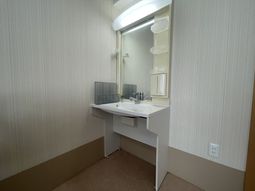 洗面台のある一角