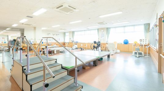 明るい機能訓練室
