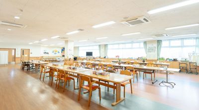 広々とした食堂