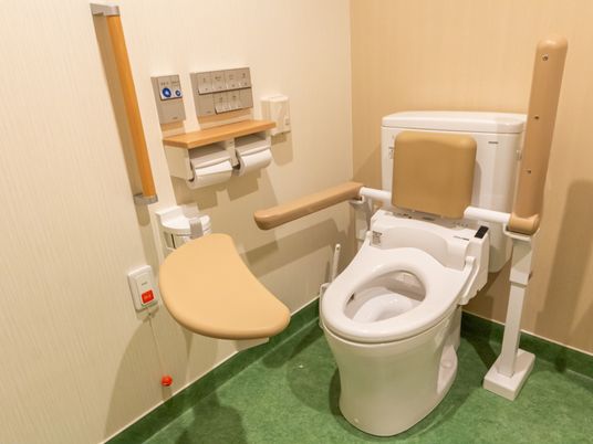 設備が充実したトイレ