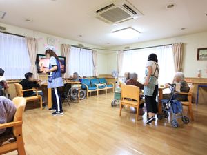 活気ある居室の様子