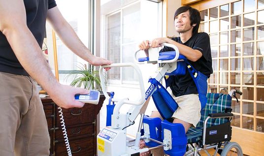 機能訓練室での様子