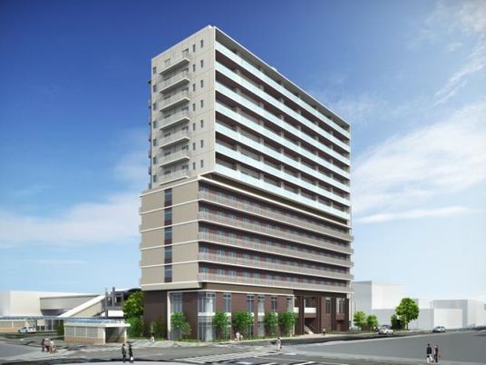 モダンな建物の外観