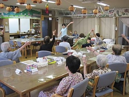 活動中のリビング