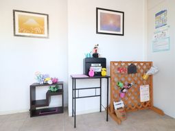 エントランスの明るい角